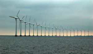 Energia eolica marina.
