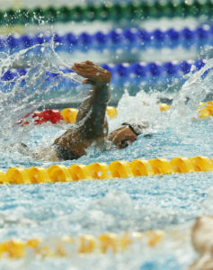 Final de 50 metros libres en los Juegos Paralímpicos de Pekín en 2008.