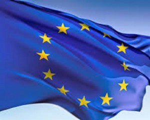 Imagen de la bandera europea. 