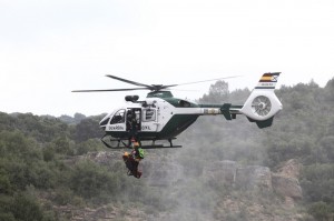 Helicóptero de la Guardia Civil. 