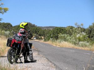 Jorge pretende hacer 100.000 kilómetros en seis meses.