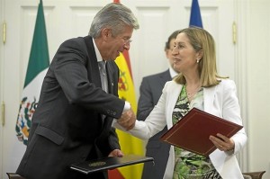 Ana Pastor y Gerardo Ruiz. / Foto: Ministerio de Fomento / Diego Crespo