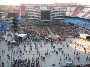 El grupo actúa este 25 de junio en el Estadio Santiago Bernabéu de Madrid.