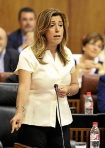 La presidenta de la Junta de Andalucía, Susana Díaz.