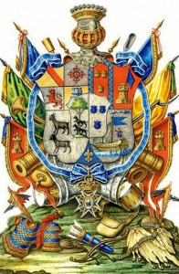 Blasón de Bernardo de Gálvez. The Historic News Orleans Collection.