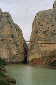 Desfiladero de los Gaitanes, en El Chorro. 