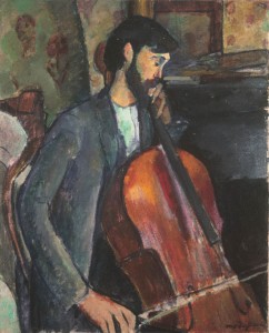 Amedeo Modigliani (1884-1920). El violonchelista 1909. 