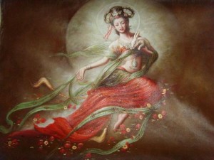 Representación de Chang´e. / 嫦娥图画作品