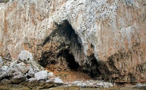 Cueva de Gorham, en Gibraltar.
