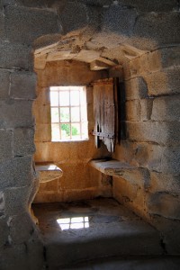 Interior del Castillo de Granadilla. 