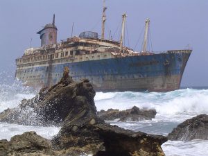 La proa del barco en 2004. / Foto: wikipedia.