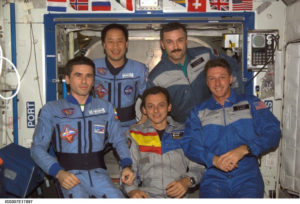 Imagen de la Misión Cervantes captada dentro de ISS. / http://www.museoespacial.es
