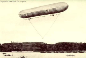 El Luftschiff Zeppelin o LZ1 en 1900. / http://diariodemarkoramius.wordpress.com