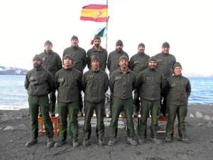 Miembros de la XXVII Campaña de la base Gabriel de Castilla. / http://www.ejercito.mde.es