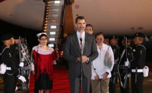 El Rey pronunció unas palabras a su llegada a México. / Foto: Casa Real.