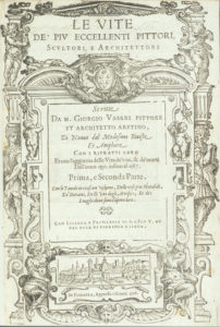 'Le vite de' piu eccellenti pittori, scultori, e architettori', primer volumen de la tercera parte de Giorgio Vasari.