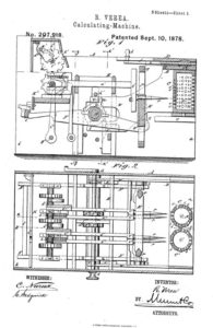Planos entregados por el gallego para patentar su invento.