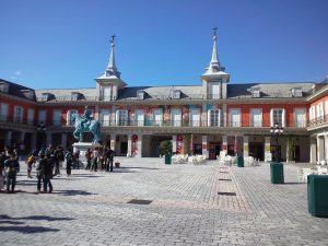 Recreación de la Plaza Mayor de Madrid. / http://commons.wikimedia.org