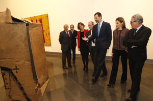 Los Reyes inauguraron el Museo de la Universidad de Navarra. / Foto: Casa Real.