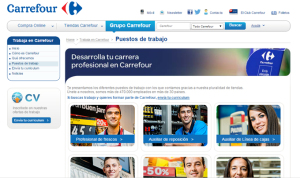 Web de Carrefour.