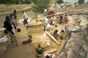 Excavaciones en Pinilla del Valle. / Foto: Museo Arqueológico Regional.