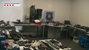 El depósito de armas ilegales más grande encontrado en Cataluña.