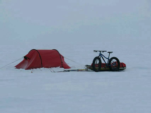 Juan Menéndez Llegó al Polo Sur en solitario y sin ningún tipo de ayuda.