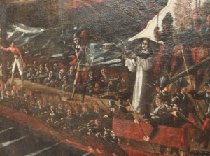Revelación de San Pío V de la victoria de la Santa Liga en Lepanto.