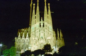 Sagrada Familia de Gaudí.