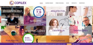 Imagen de la plataforma Copilex.