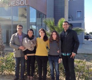 El equipo de investigadores de la Universidad de Almería que lleva este estudio.