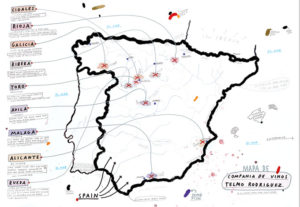Los viñedos de la Compañía se encuentran en diferentes zonas de España.