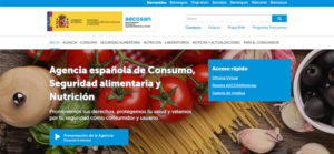 Página web de la Agencia de Consumo.