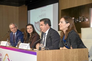 Un momento de la inauguración de la II Jornada Científica Fundación Clínica Rocío Vázquez celebrada bajo el título “Grandes retos de la medicina actual”