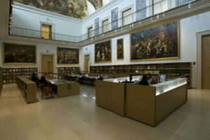 Sala de lectura del Museo del Prado