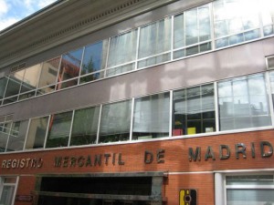 Registro Mercantil de Madrid.