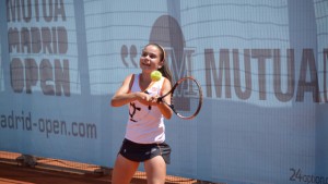 La joven ganadora Ángela Juárez. / Foto: Open Madrid Mutua