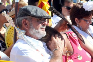 Miles de personas se han citado este Domingo de Pentecostés en El Rocío. / Foto: J. Norte.