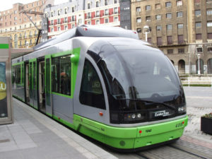 Tranvía de Bilbao.