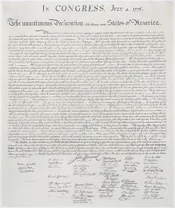 Declaración de Independencia de los Estados Unidos. / Foto: wikipedia