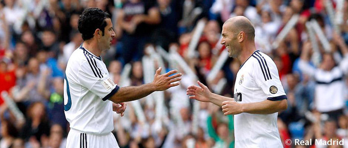 Figo y Zidane disputarán el encuentro benéfico. / Foto: www.realmadrid.com