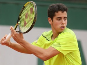 El joven tenista Jaume Antoni Munar. / Foto: www.rfet.es