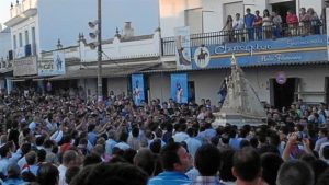 La Blanca Paloma, al amanecer.