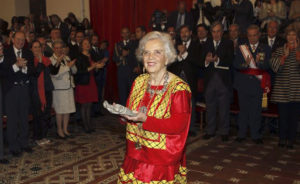 La escritora Elena Poniatowska. / Foto: Pool.