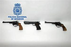 Armas incautadas