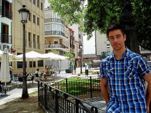 El joven investigador Javier Maestre.