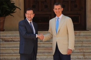 El Rey Felipe VI despachó con el presidente del Gobierno en Mallorca. / Foto: Casa Real