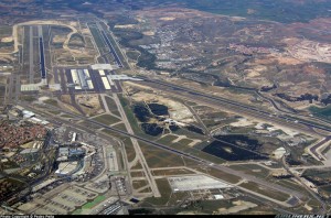 Barajas desde el aire