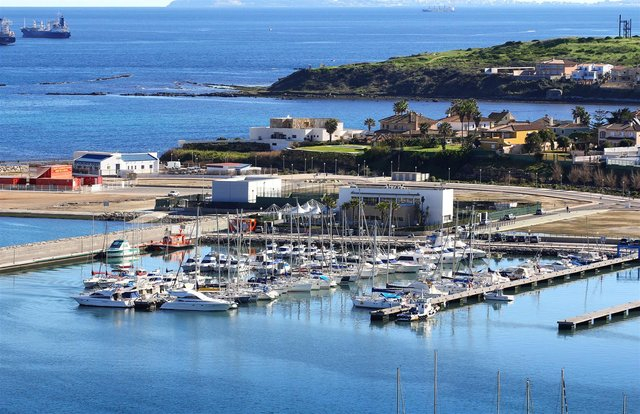 Puerto deportivo Saladillo en Algeciras.