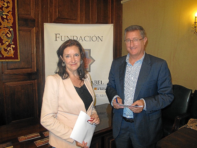 Raquel Esteban y Manuel Blasco presentaron el Congreso.